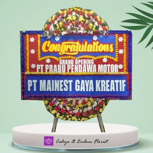 Bunga Papan Congrats - Karangan Bunga Papan Bogor