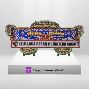 Bunga Papan Pernikahan - Karangan Bunga Papan Bogor